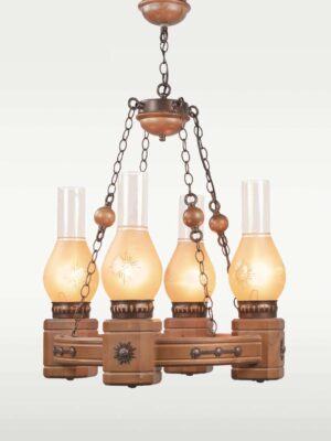 wooden-chandelier-warm-light-dubai-checkmark-206-4-side-view
