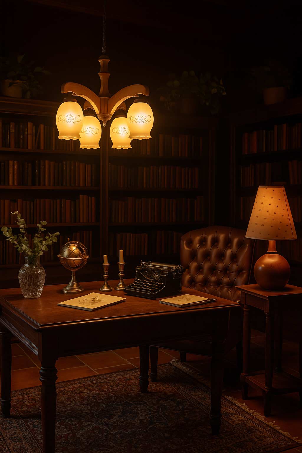 wooden-chandelier-warm-light-dubai-reading-room-checkmark-208-3