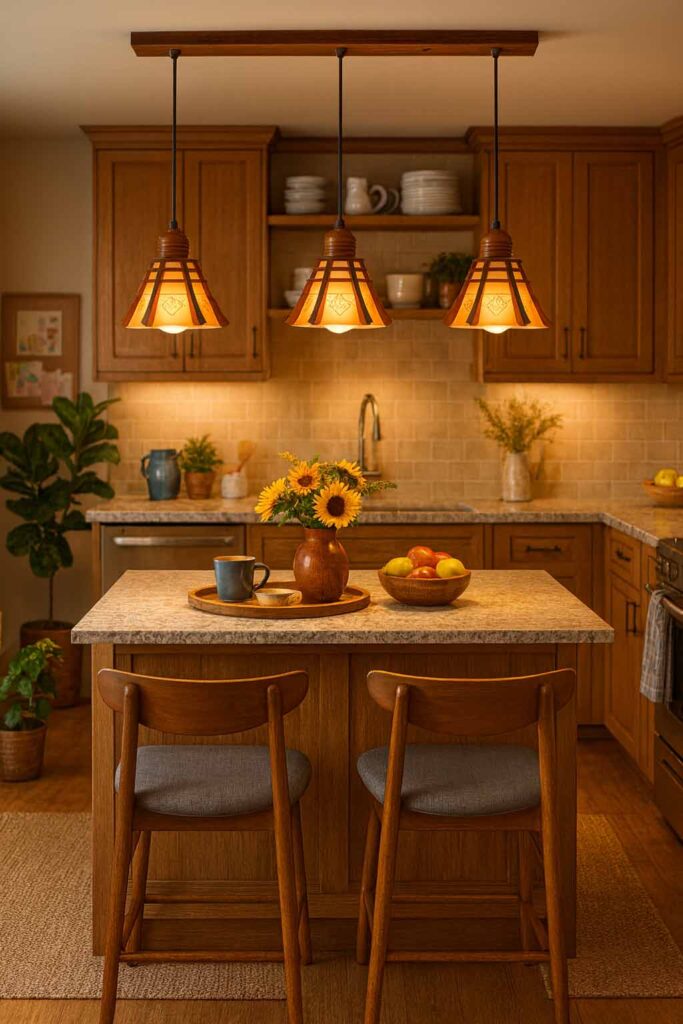 wooden lighting mistakes with wrong color temperature on pendant light