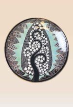 Luxury handmade ceramic decorative dish inspired by traditional craftsmanship design