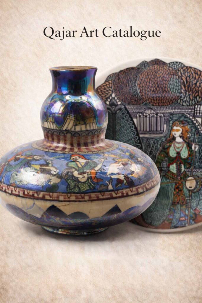 qajar-era art ritoon ceramics catalogue checkmart trading dubai