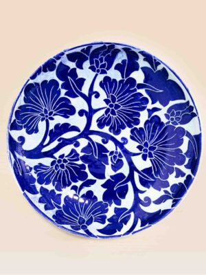 decorative ceramic dish mixed coloring style