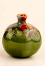 patina ceramic pomegranate