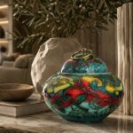 Ceramic decor for interior designers styled in a refined residential project