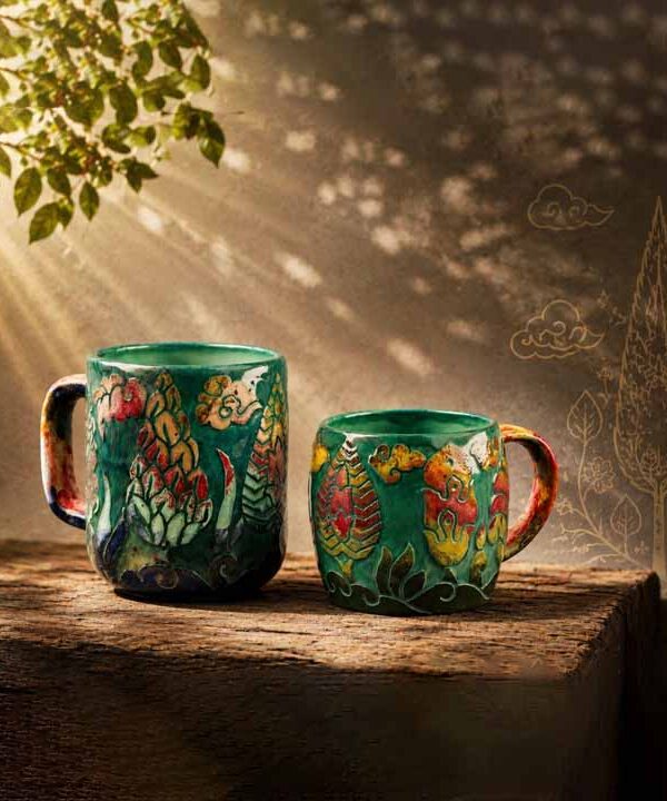 Statement ceramic decor styled as a focal point in a refined interior